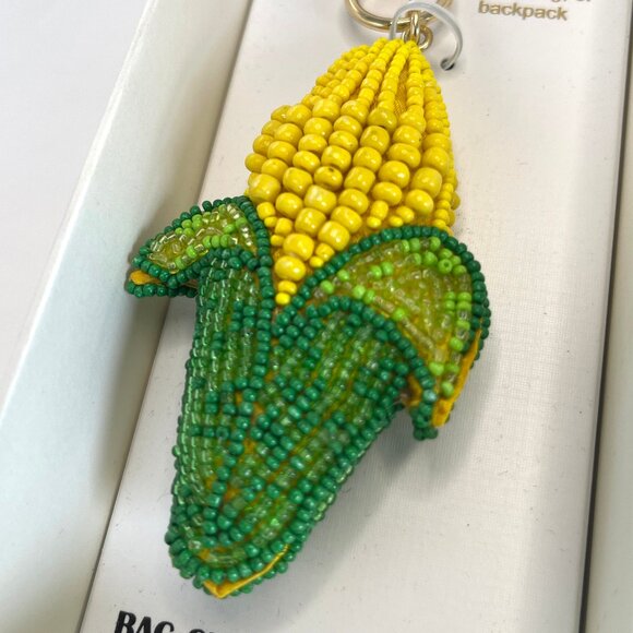 Beaded Corn Bag Charm *NEW IN BOX* - Picture 3 of 6